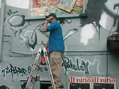 Batschkapp MMural Graffiti Art, Frankfurt-Eschersheim 2004