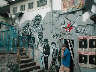 Batschkapp MMural Graffiti Art, Frankfurt-Eschersheim 2004