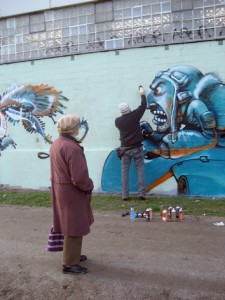 Urban Artist Bomber and Granny, 2009. © Chris Meyerholz