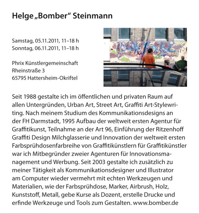 Tage der offenen Ateliers der Stadt Hofheim 2011